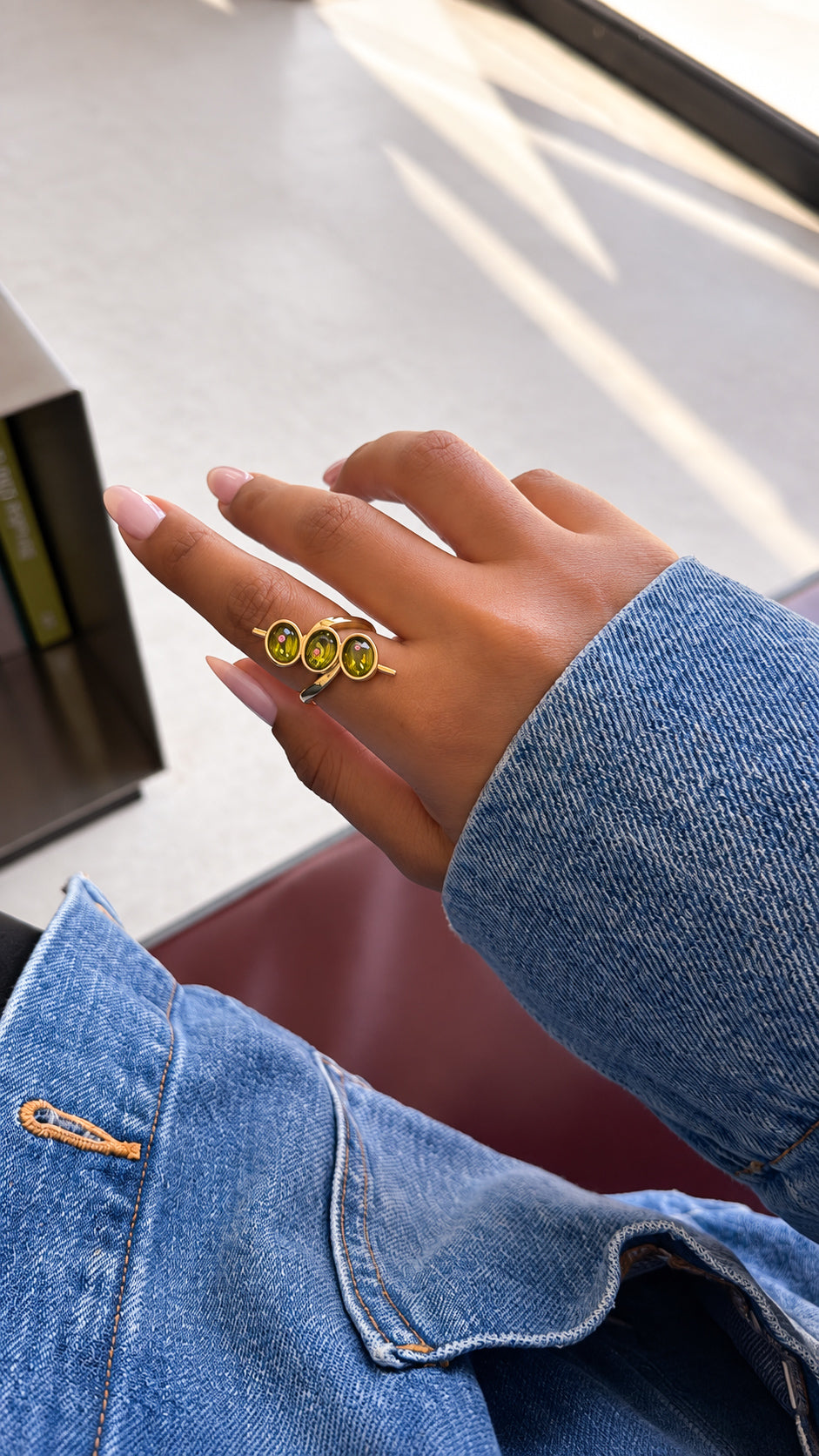 Green olives ring🫒