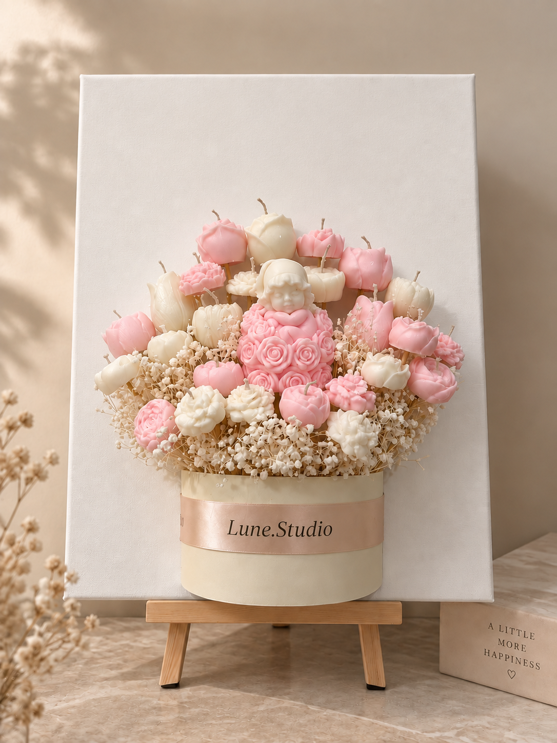 Baby Blush – لوحة الشموع 🌸🎀