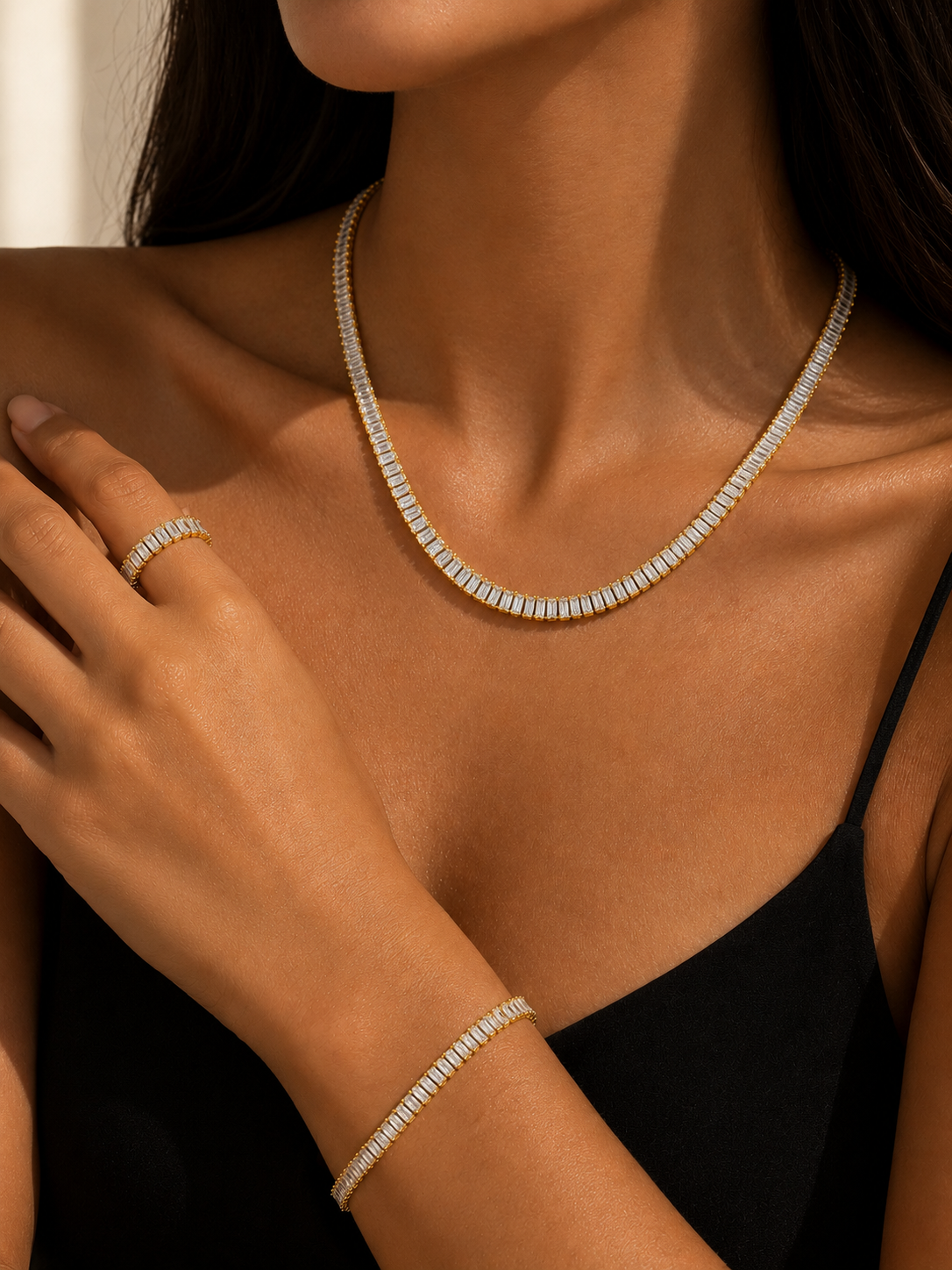 The Baguette necklace