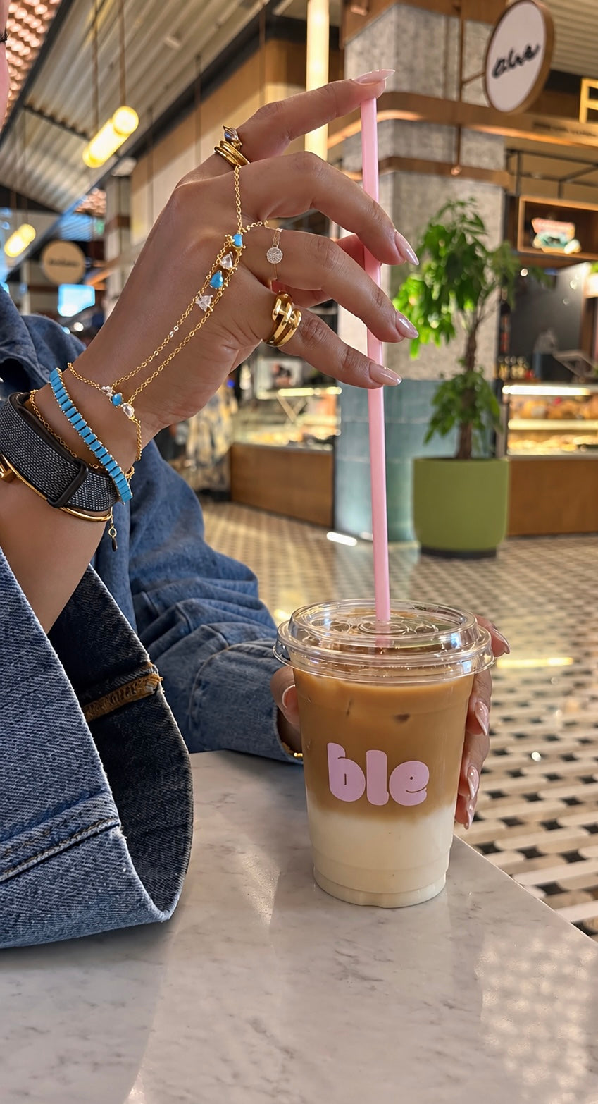 Sky blue bracelet